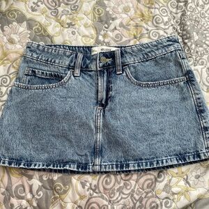Hollister Classic Blue Mini Skirt